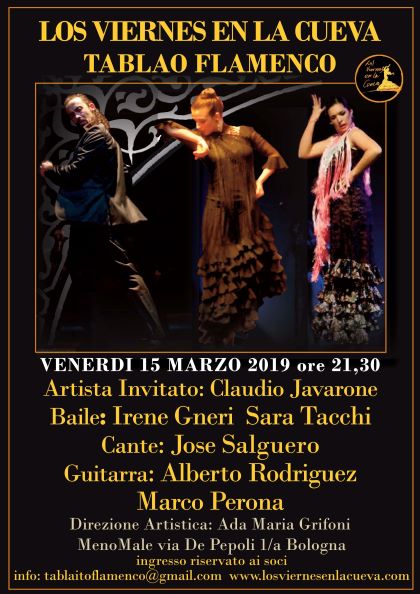 tablao flamenco Bologna centro Los Viernes en la Cueva