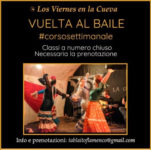 los viernes en la cueva, tablao, corsi di flamenco, Bologna,Ada Maria Grifoni