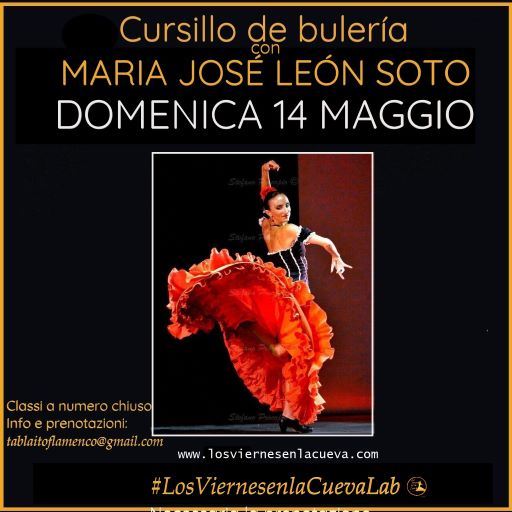 los viernes en la cueva, tablao, maria Jose Leon Soto, corsi di flamenco, Bologna,Ada Maria Grifoni, corso di flamenco bologna, flamenco bologna centro storico